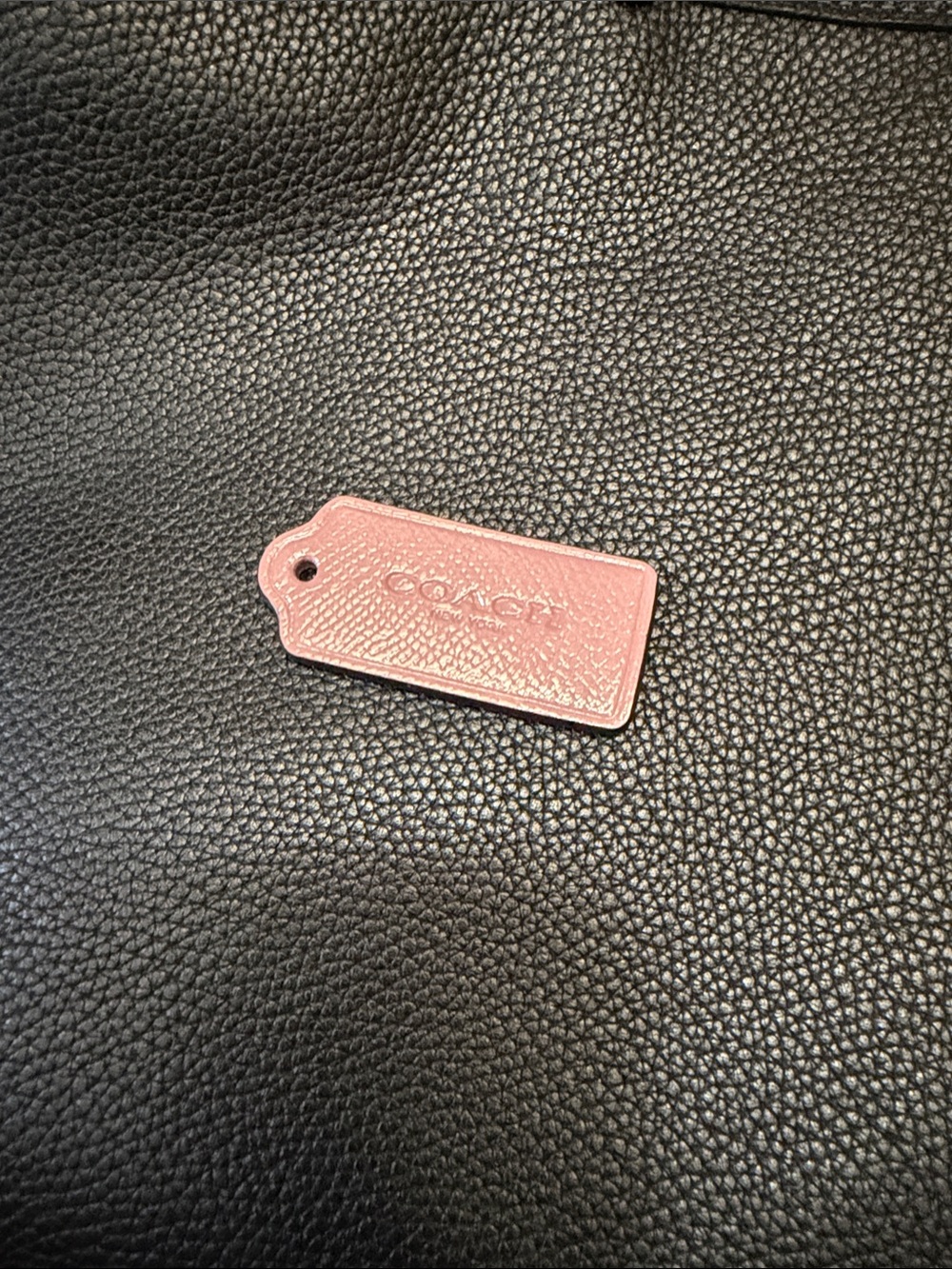 Coach Patent Leather Hangtag Pink/Lilac